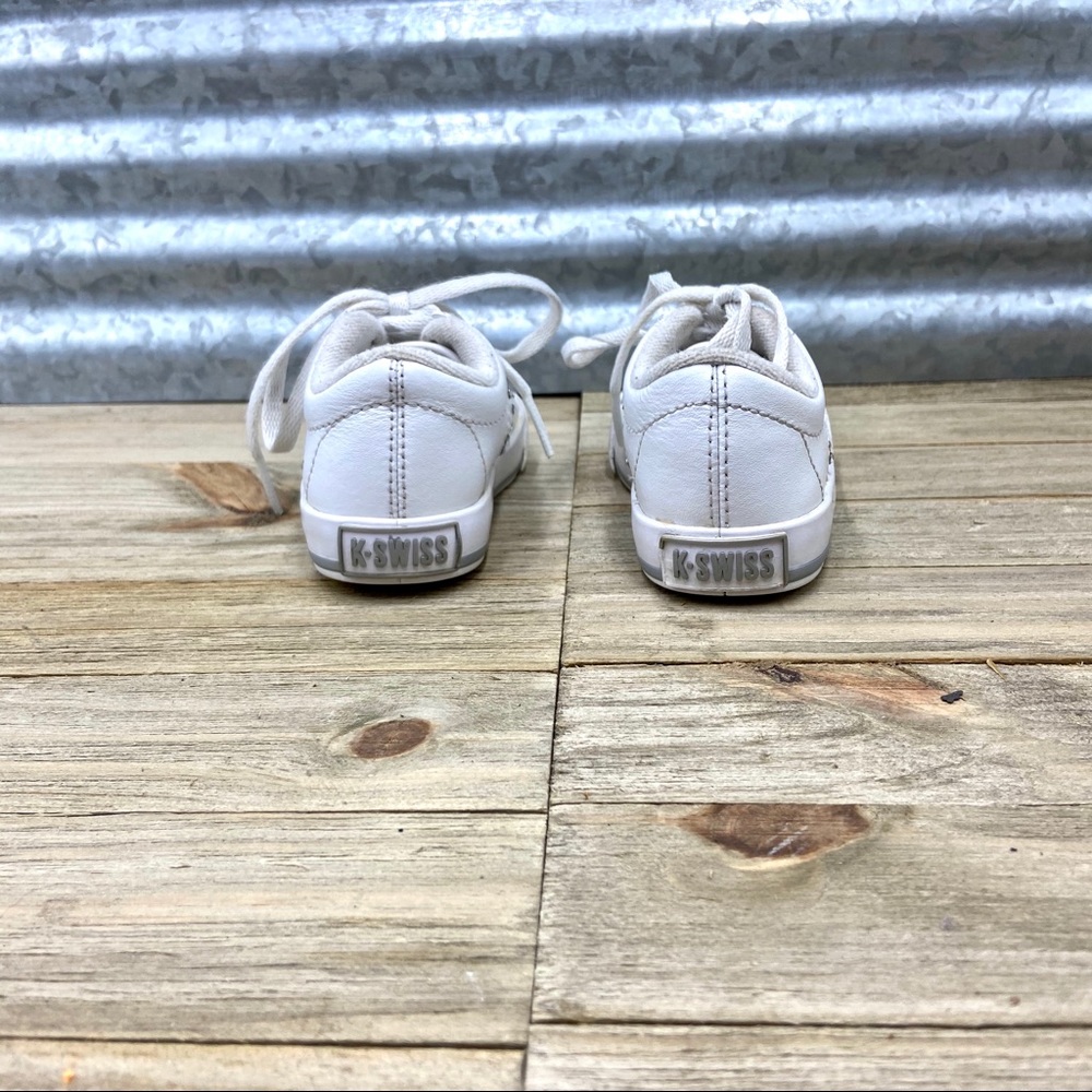 K-Swiss Toddlers Athletic All White Shoes Size 3.5 - Picture 5 of 8